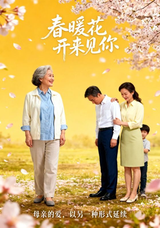 短剧《春暖花开来见你》海报