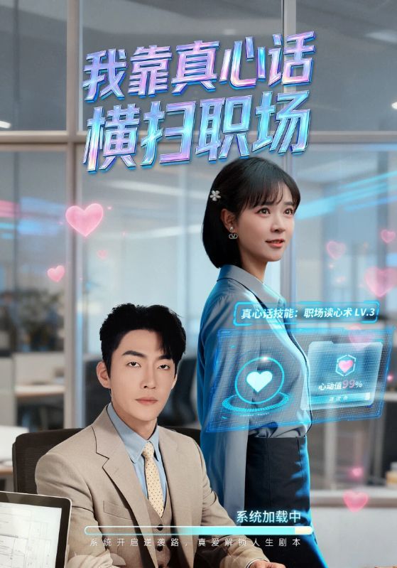 短剧《我靠真心话横扫职场》海报