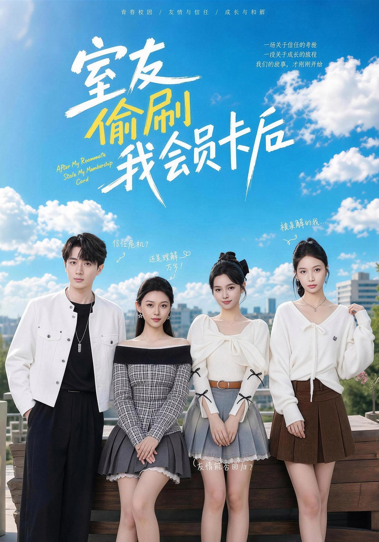 短剧《室友偷刷我会员卡后》海报