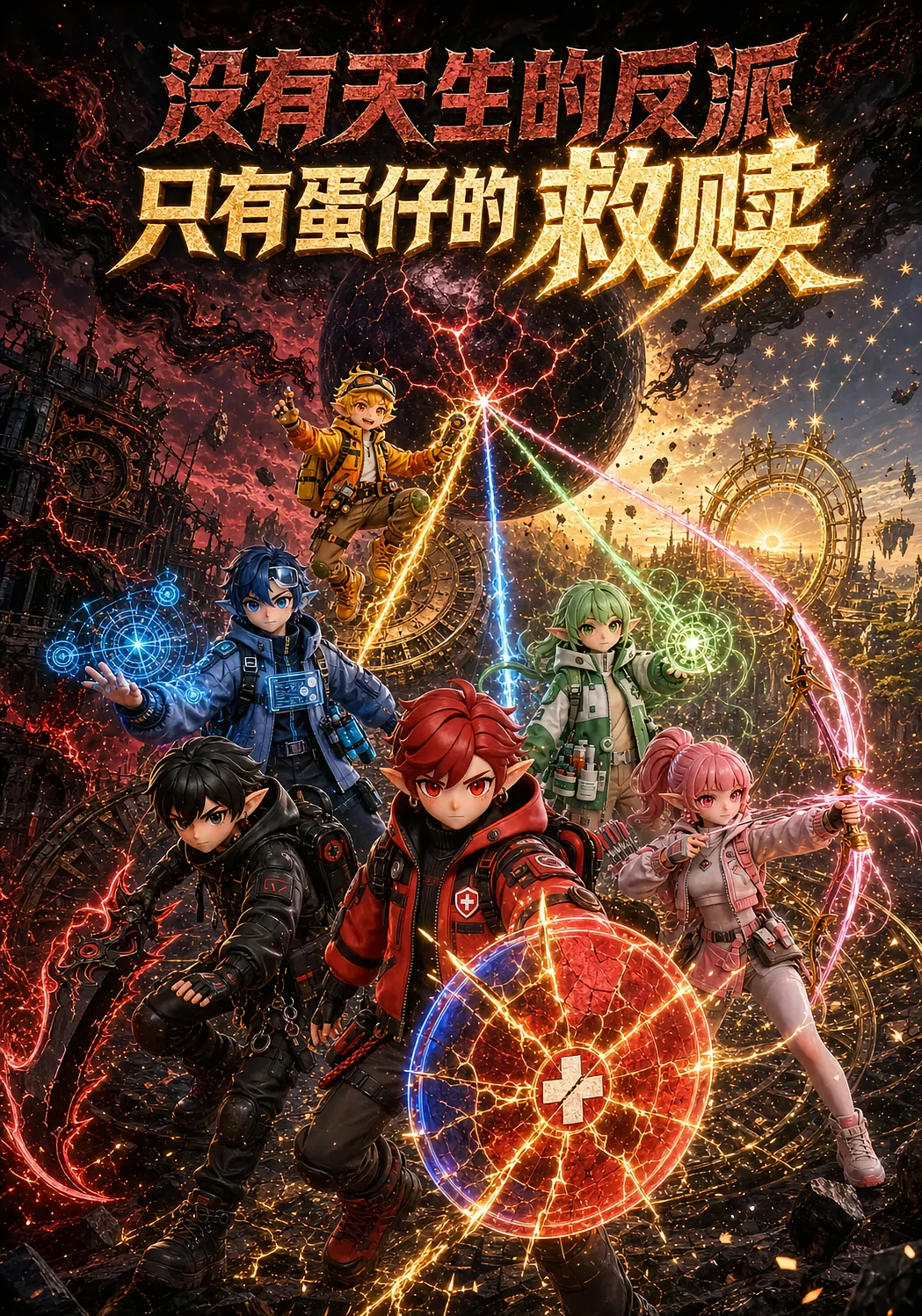 短剧《没有天生的反派，只有蛋仔的救赎》海报