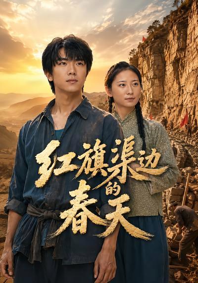 短剧《红旗渠边的春天》海报