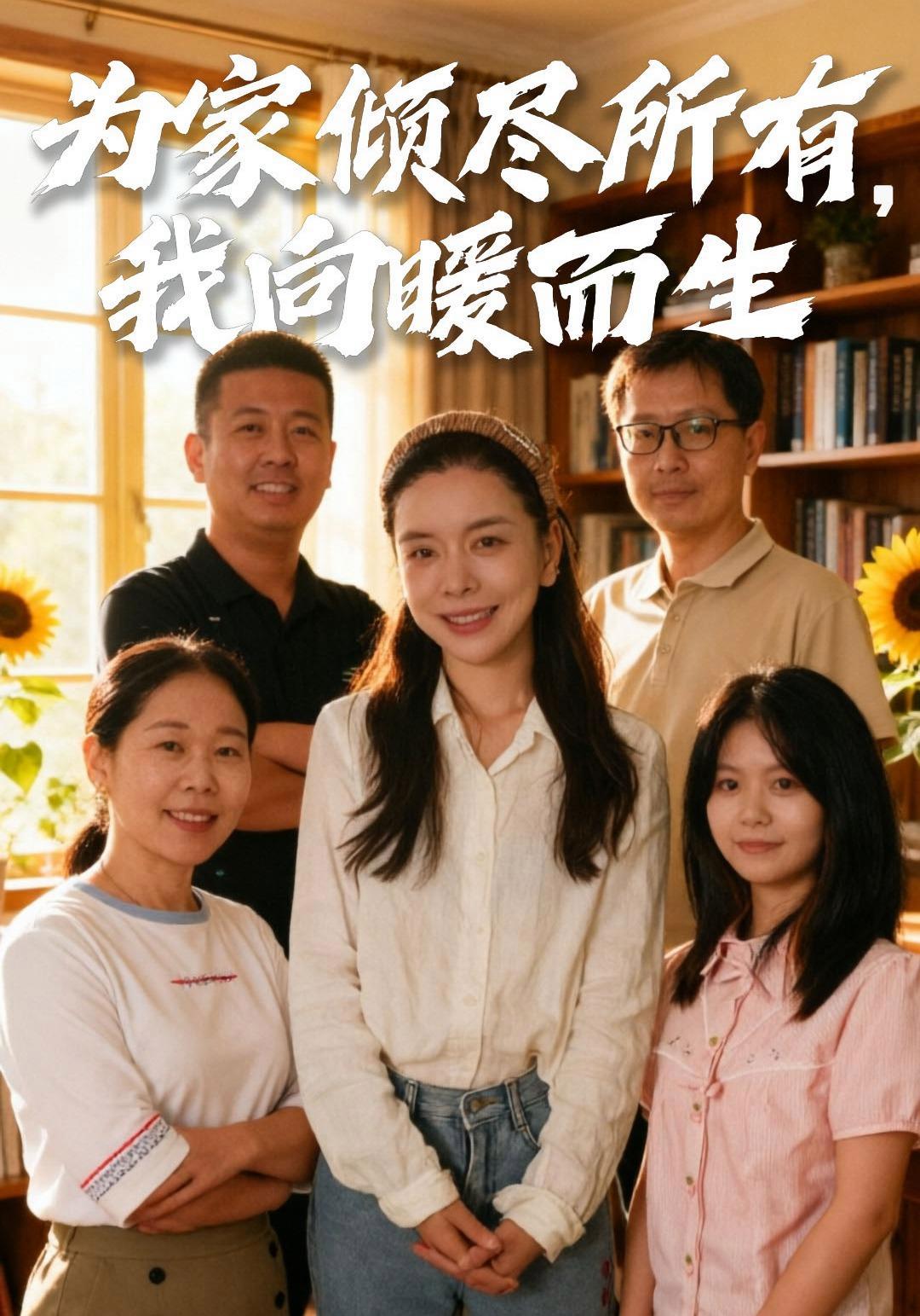 短剧《为家倾尽所有，我向暖而生》海报