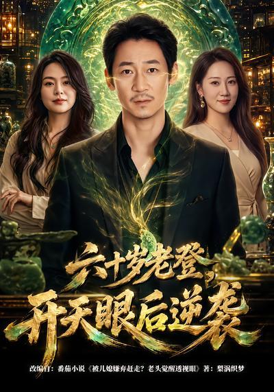 短剧《六十岁老登，开天眼后逆袭》海报