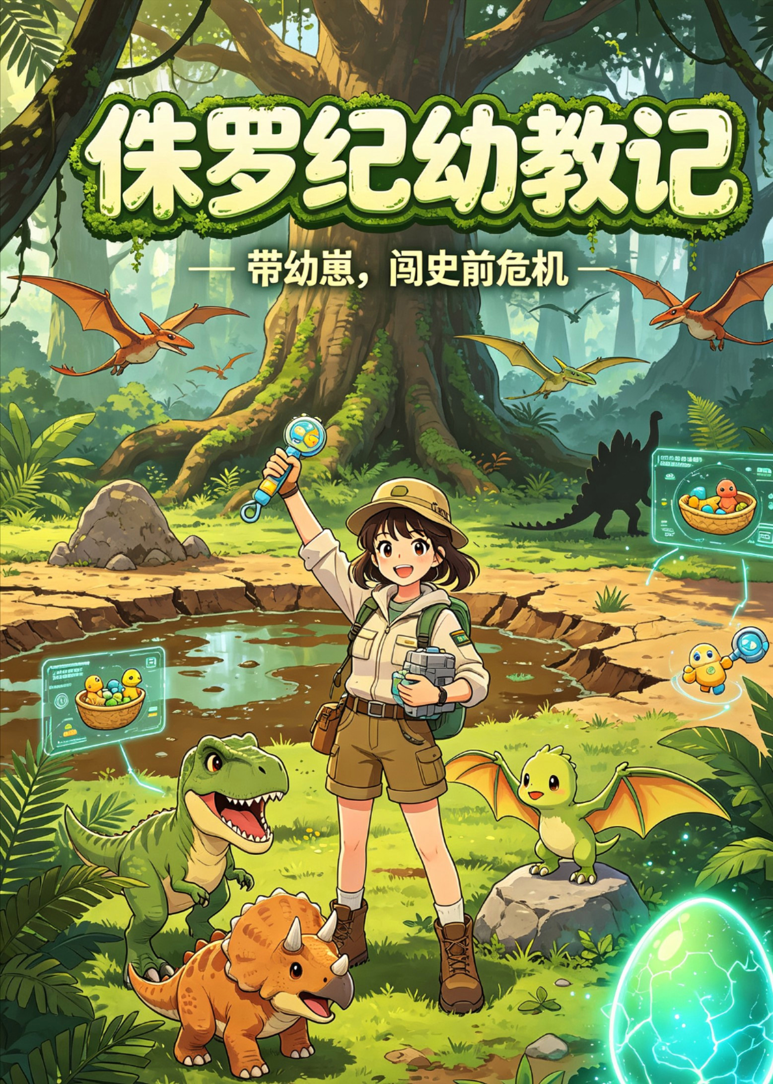 短剧《侏罗纪幼教记》海报