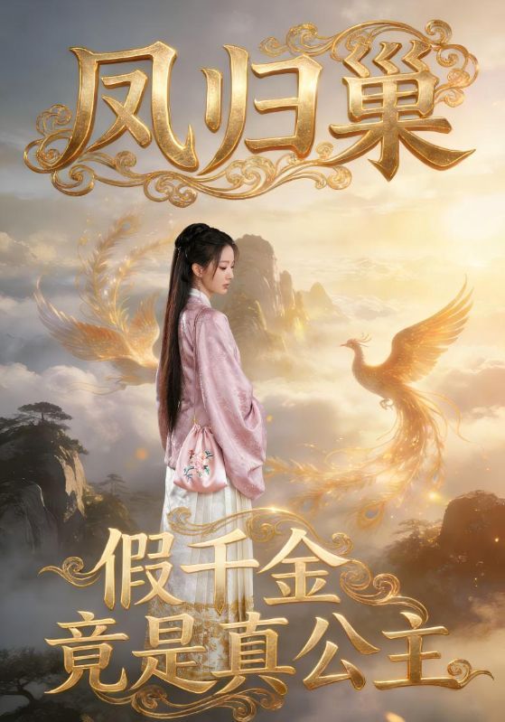短剧《凤归巢：假千金竟是真公主》海报