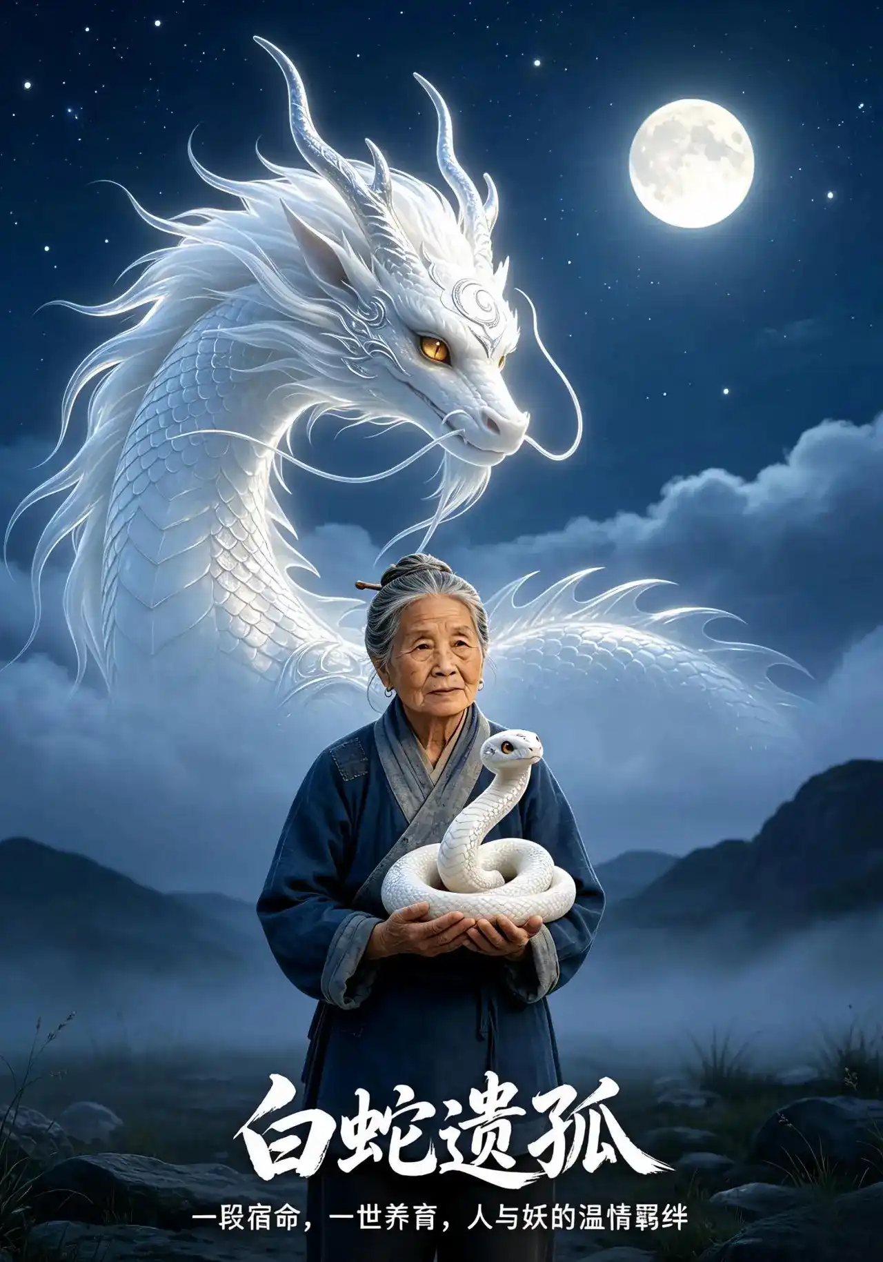 短剧《白蛇遗孤》海报