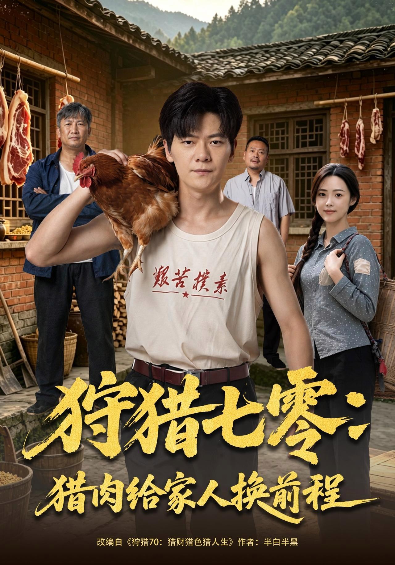 短剧《狩猎七零：猎肉给家人换前程》海报