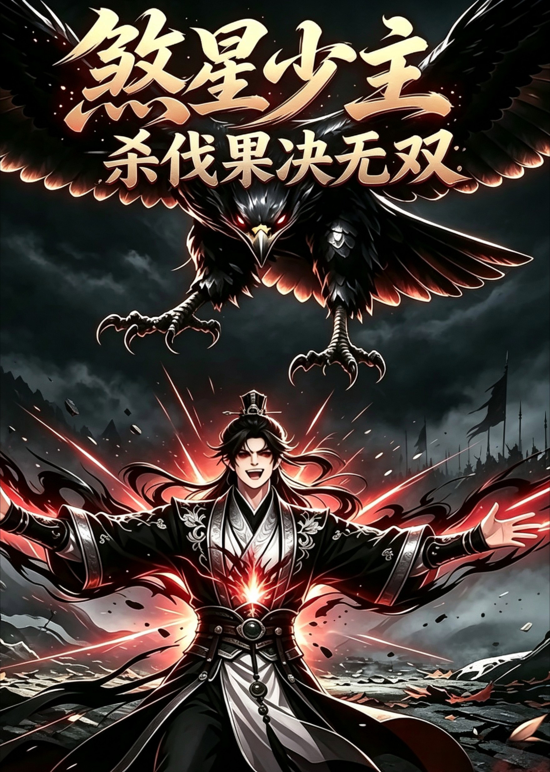 短剧《煞星少主，杀伐果决无双》海报