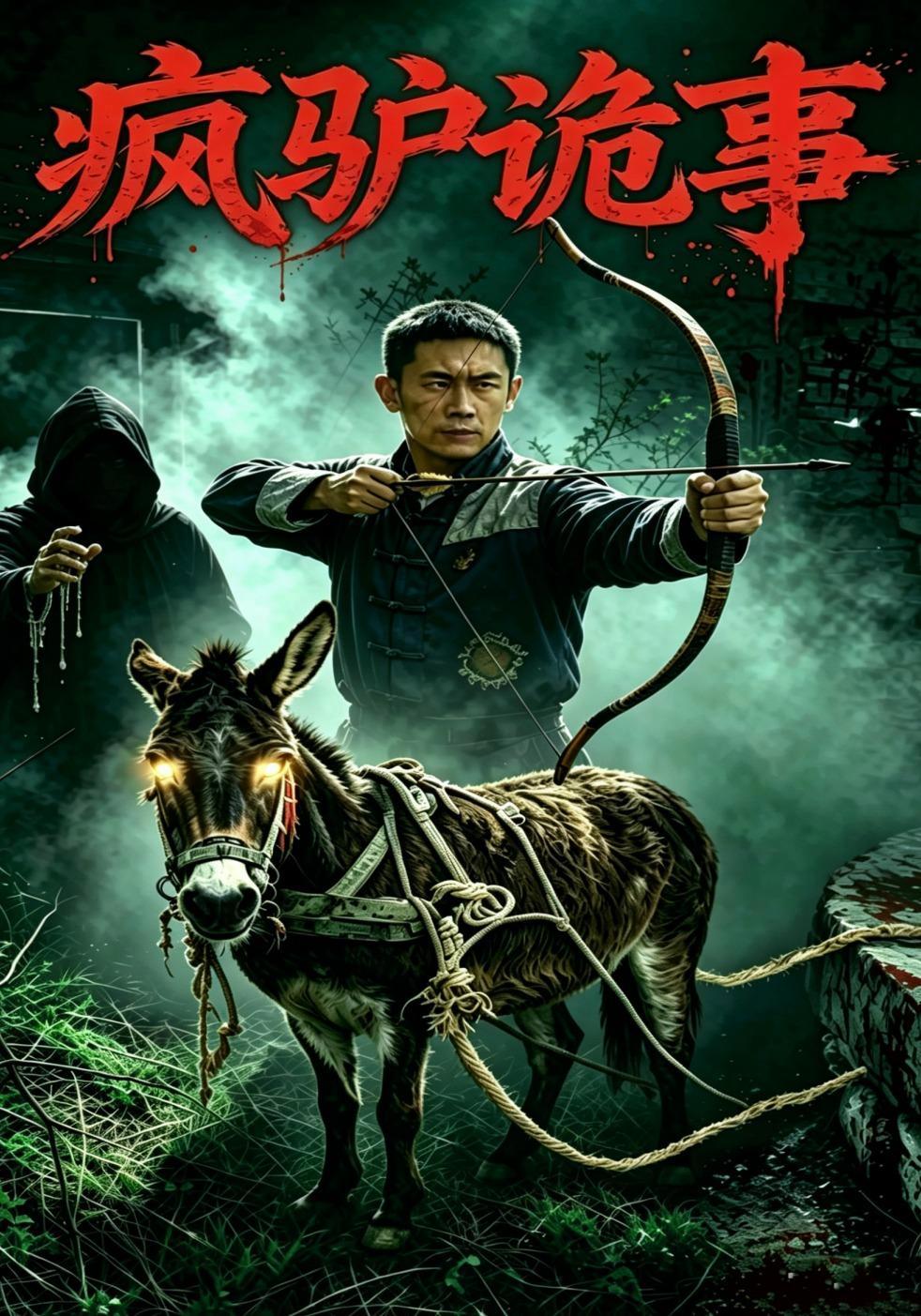 短剧《疯驴诡事》海报