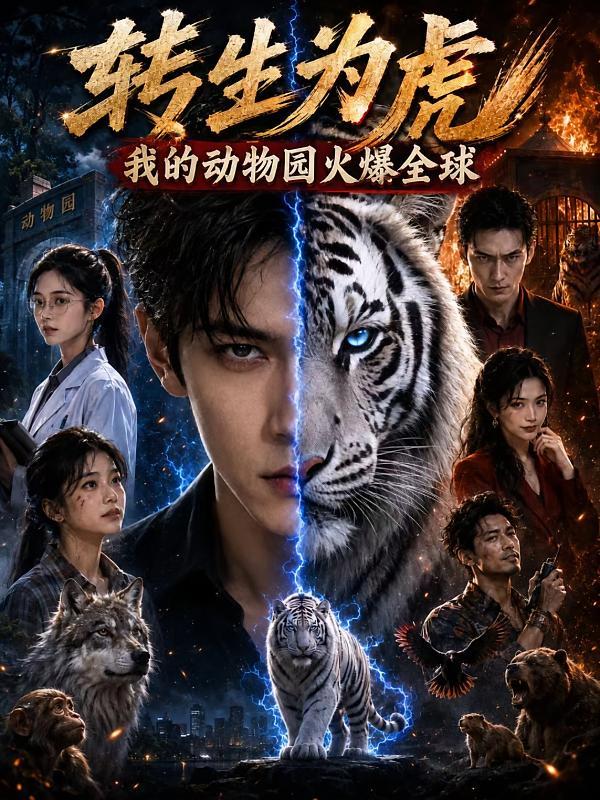 短剧《转生为虎，我的动物园火爆全球》海报