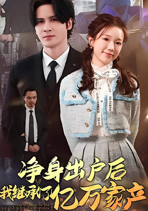 短剧《净身出户后，我继承了亿万家产》海报