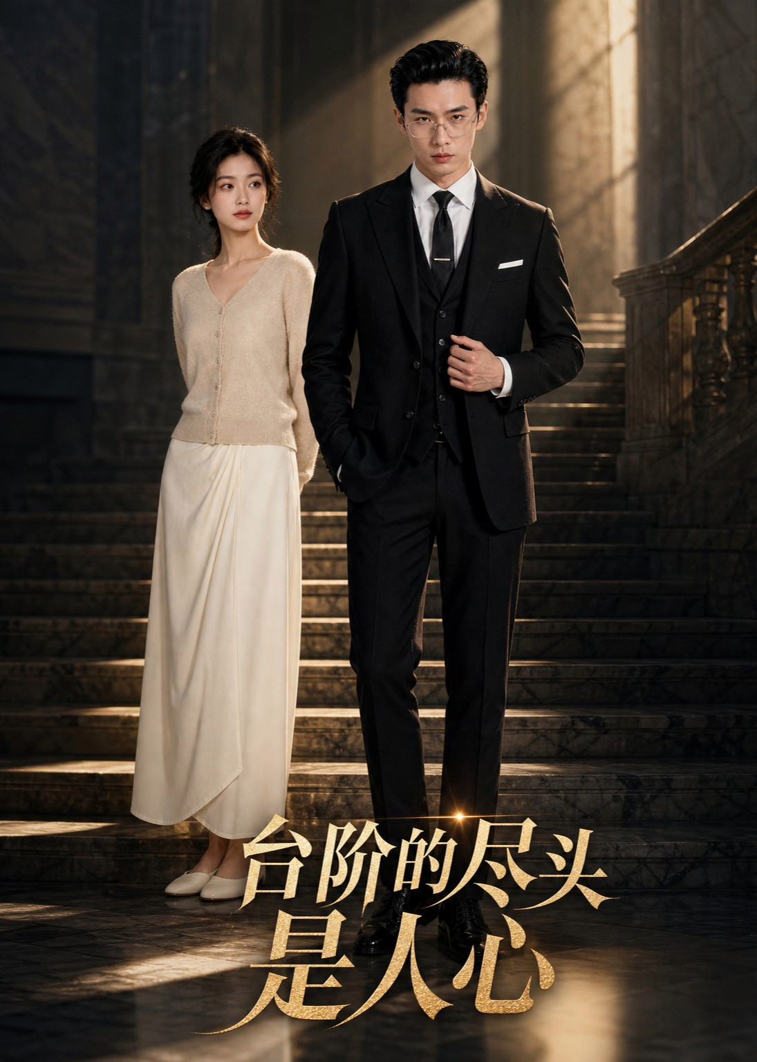 短剧《台阶的尽头是人心》海报