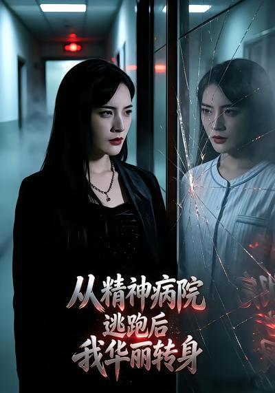 短剧《从精神病院逃跑后我华丽转身》海报