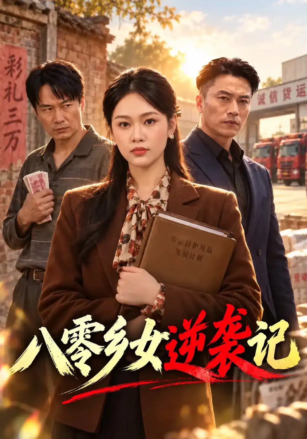 短剧《八零乡女逆袭记》海报