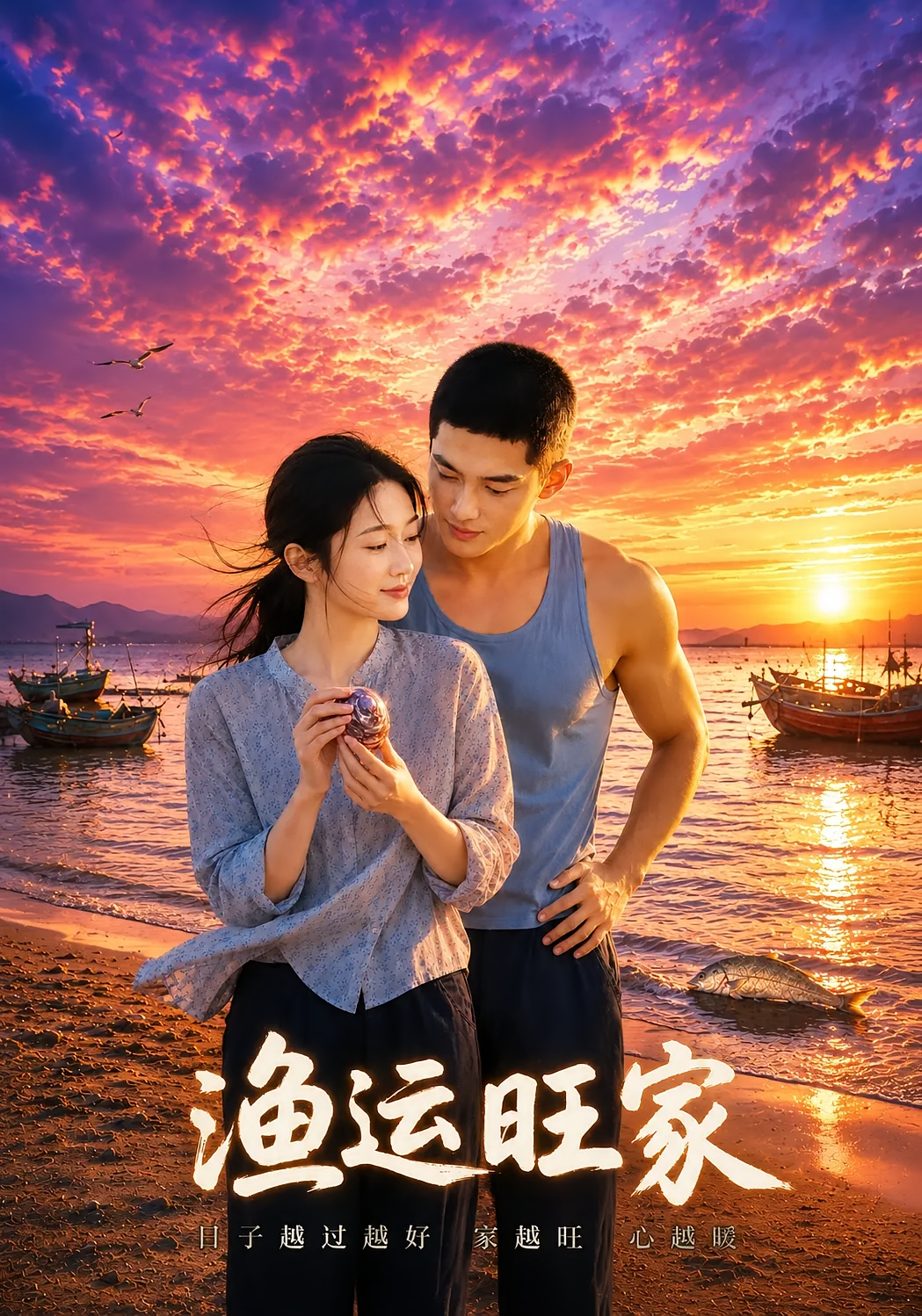 短剧《渔运旺家》海报