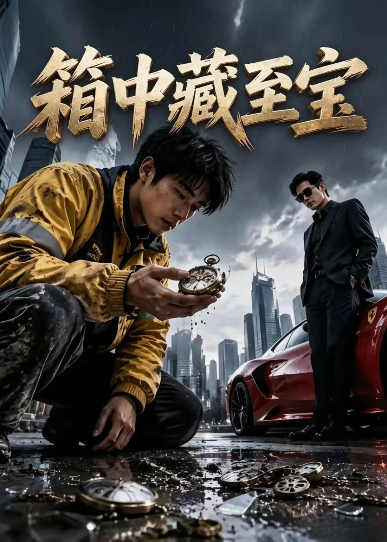 短剧《箱中藏至宝》海报