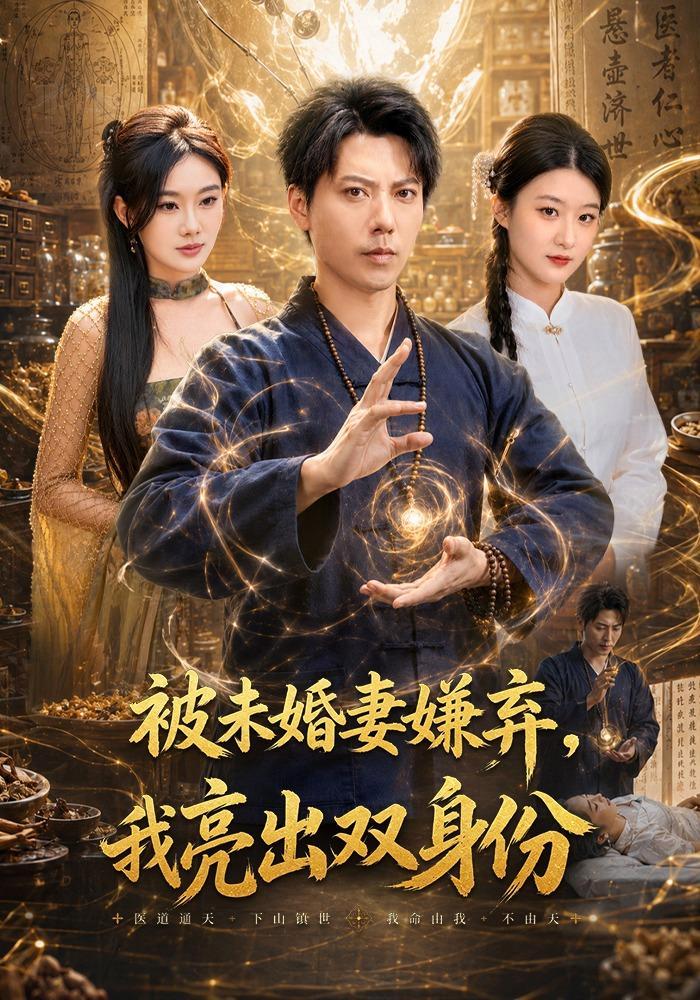 短剧《被未婚妻嫌弃，我亮出双身份》海报