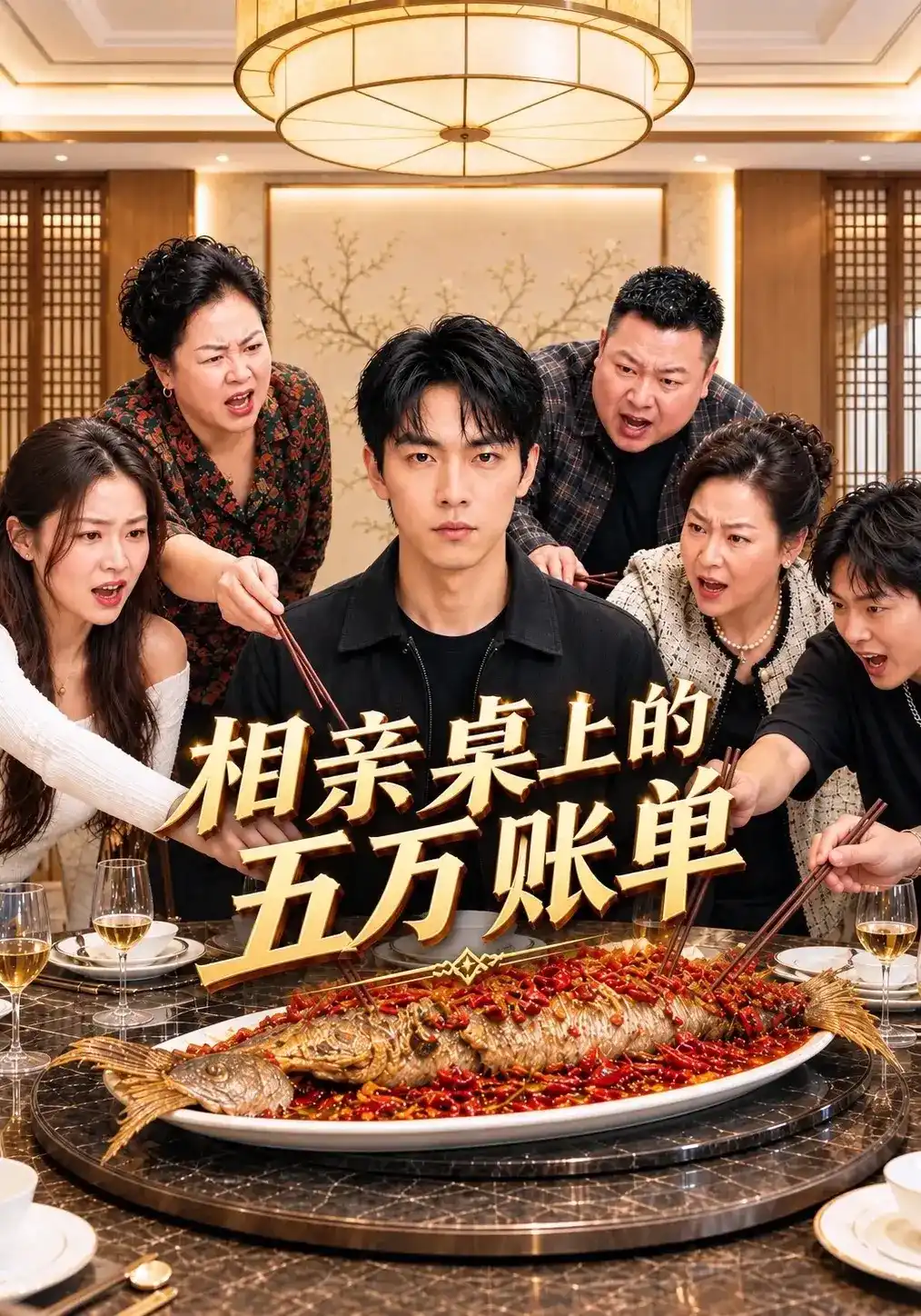 短剧《相亲桌上的五万账单》海报
