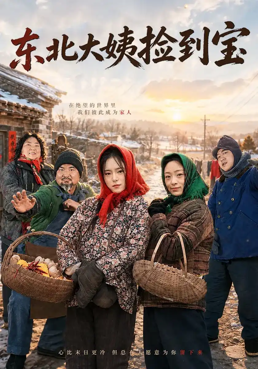 短剧《东北大姨捡到宝》海报