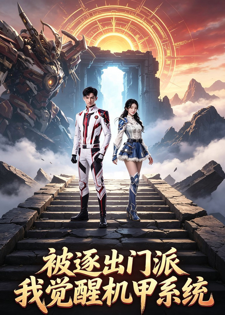 短剧《被逐出门派，我觉醒机甲系统》海报