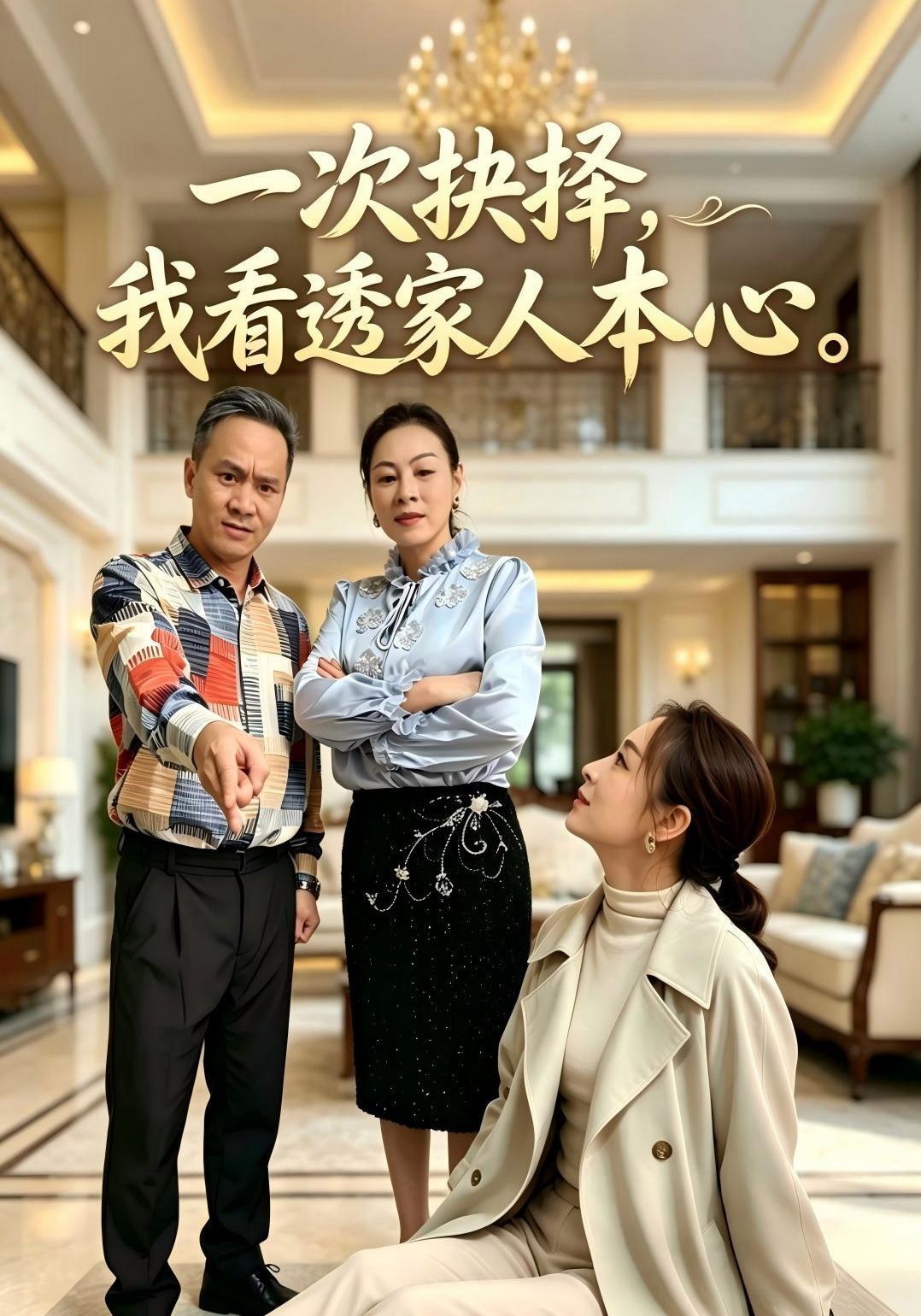 短剧《一次抉择，我看透家人本心》海报