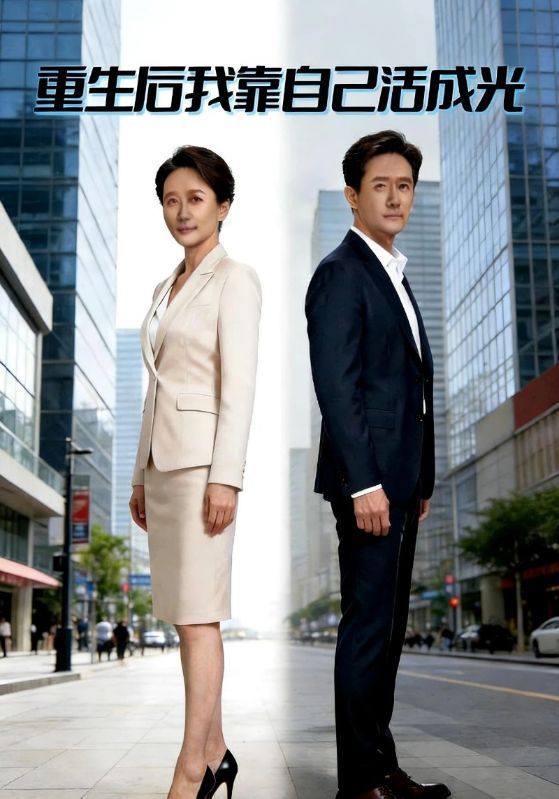 短剧《重生后我靠自己活成光》海报