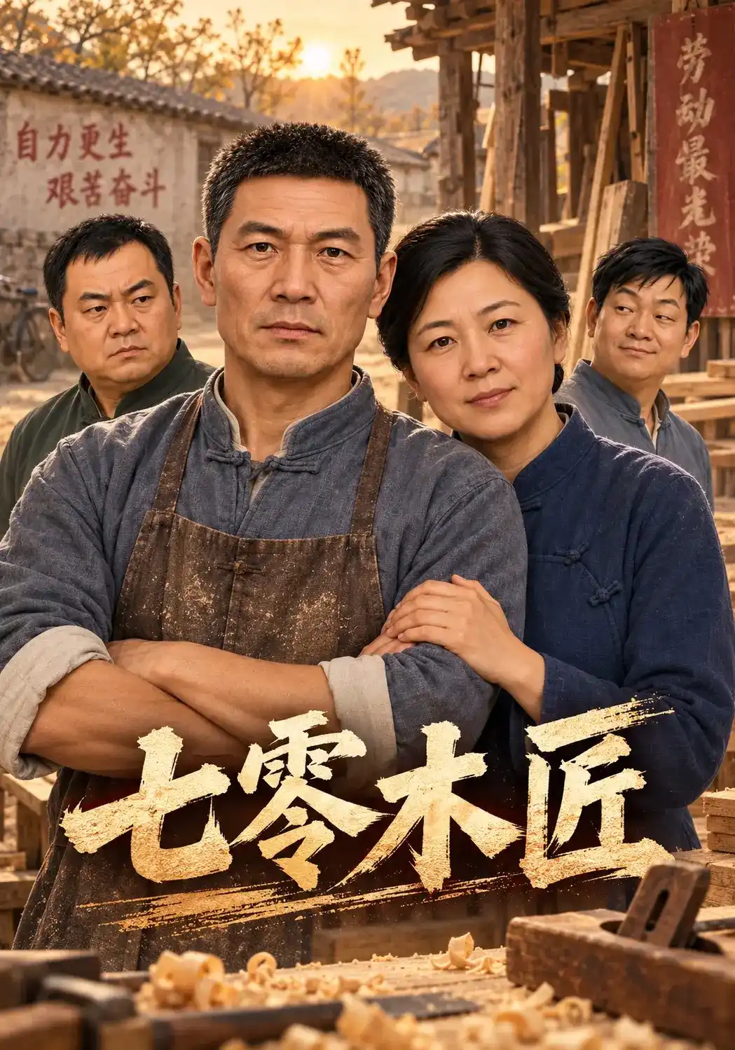 短剧《七零木匠》海报