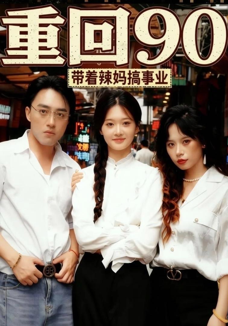 短剧《重回90，带着辣妈搞事业》海报