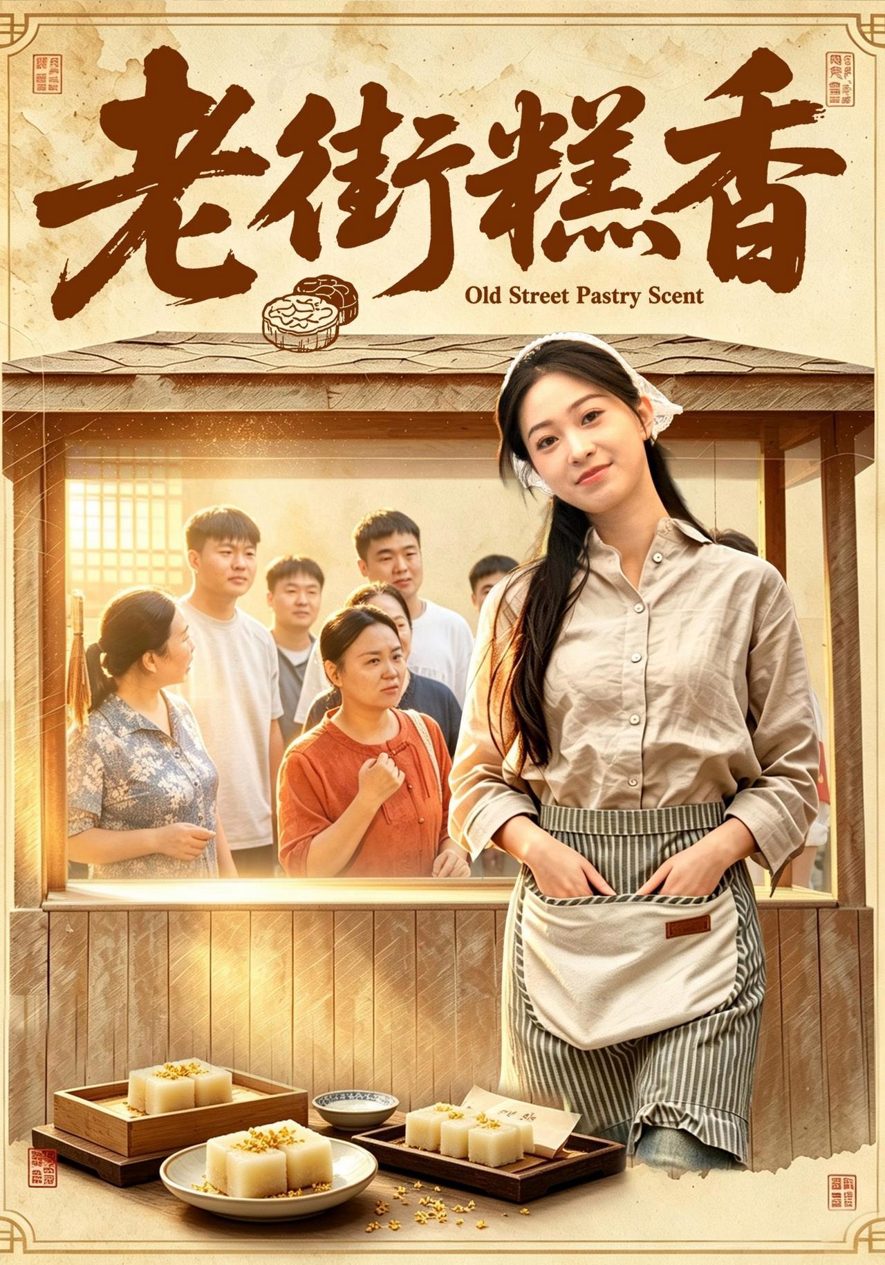 短剧《老街糕香》海报