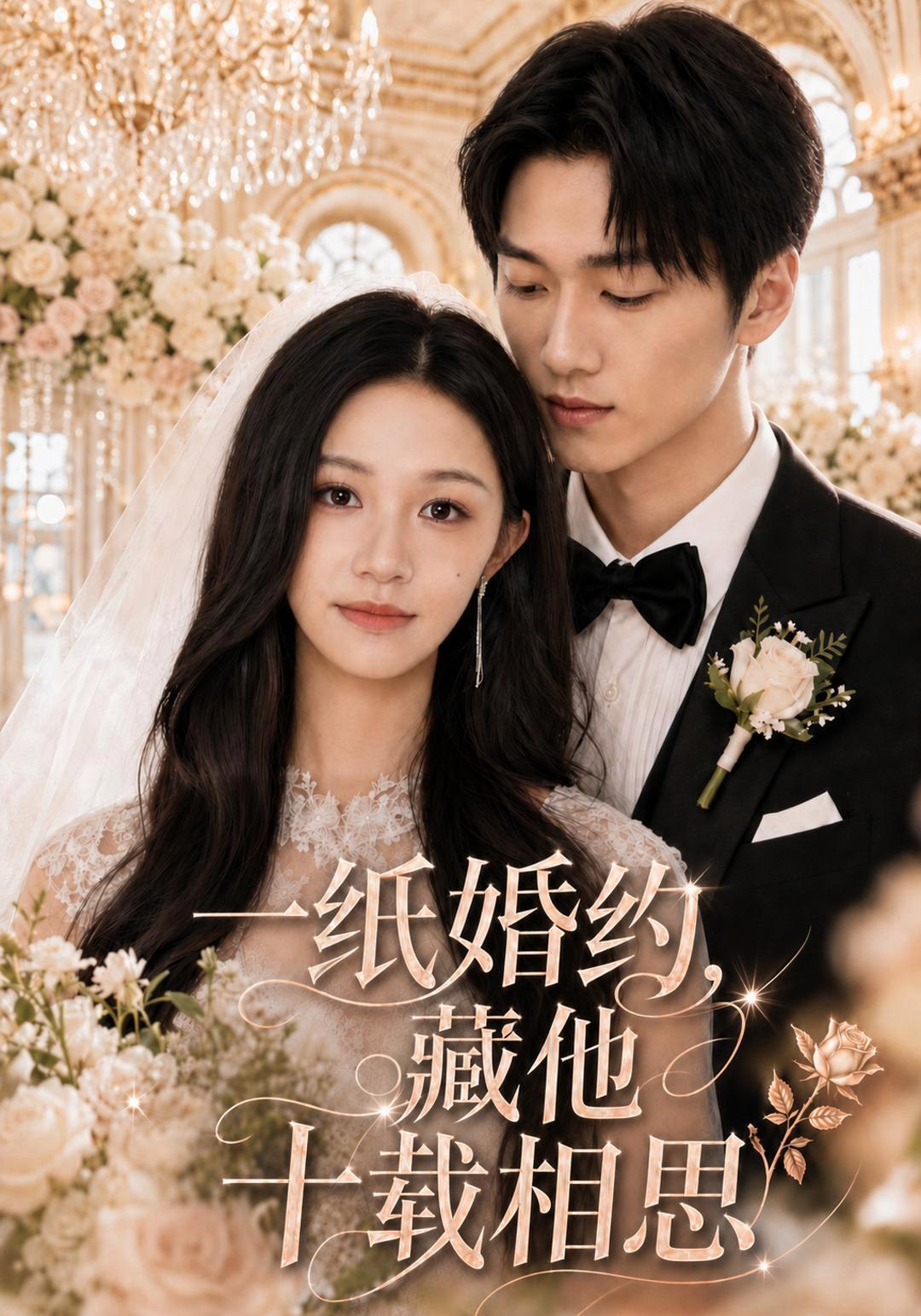 短剧《一纸婚约，藏他十载相思》海报
