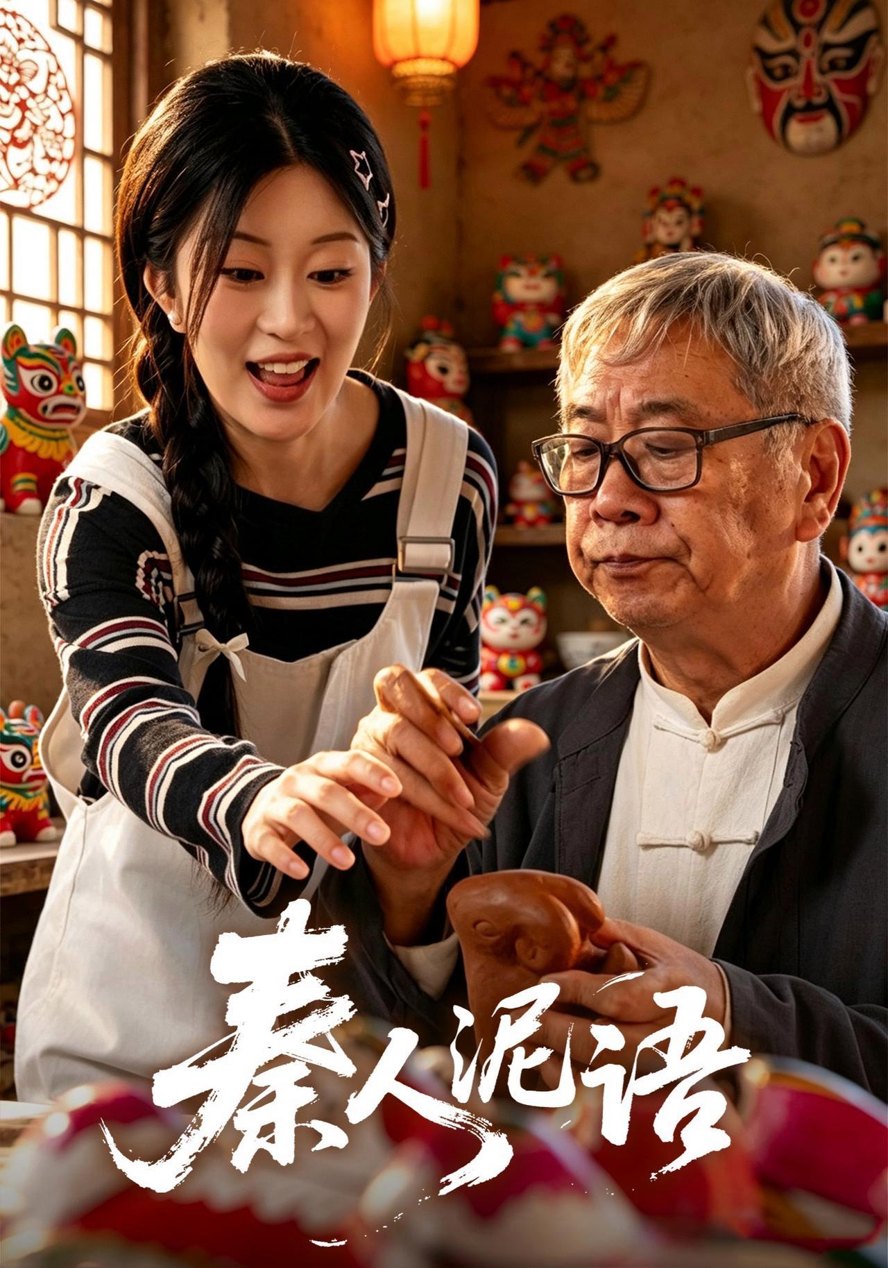 短剧《秦人泥语》海报