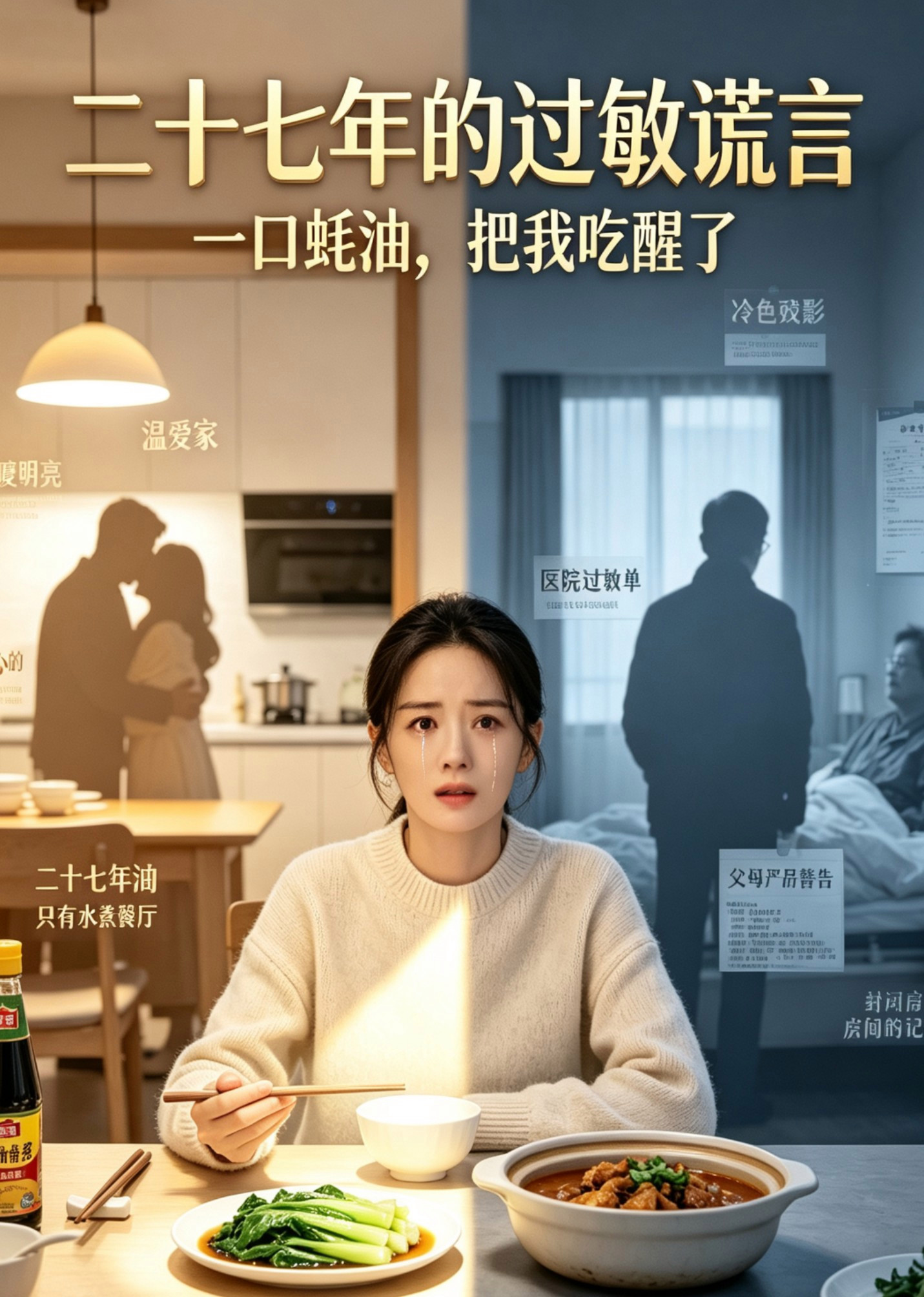 短剧《二十七年的过敏谎言》海报