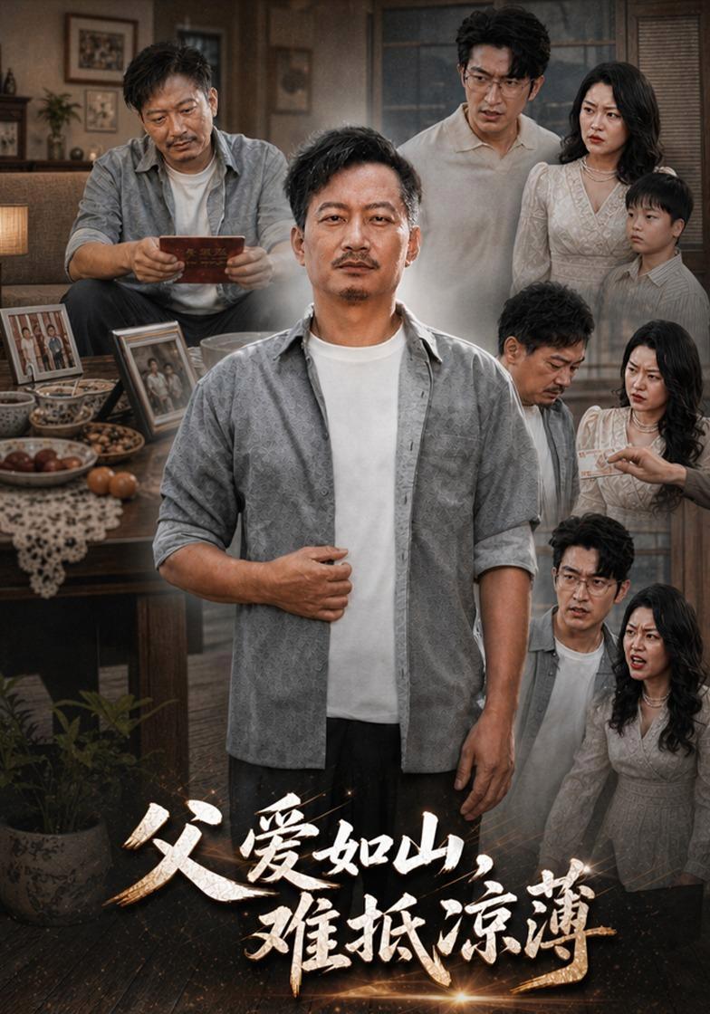 短剧《父爱如山，难抵凉薄》海报