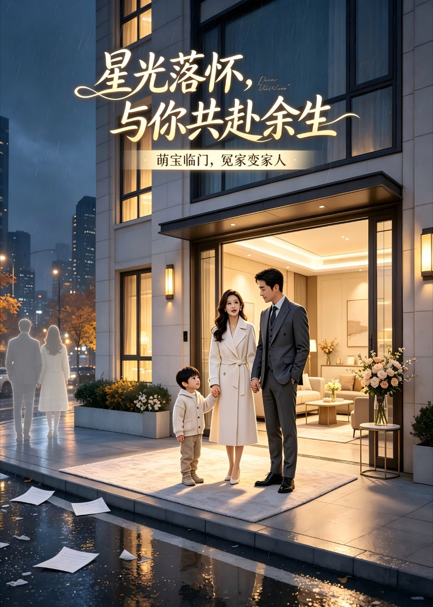 短剧《星光落怀，与你共赴余生》海报