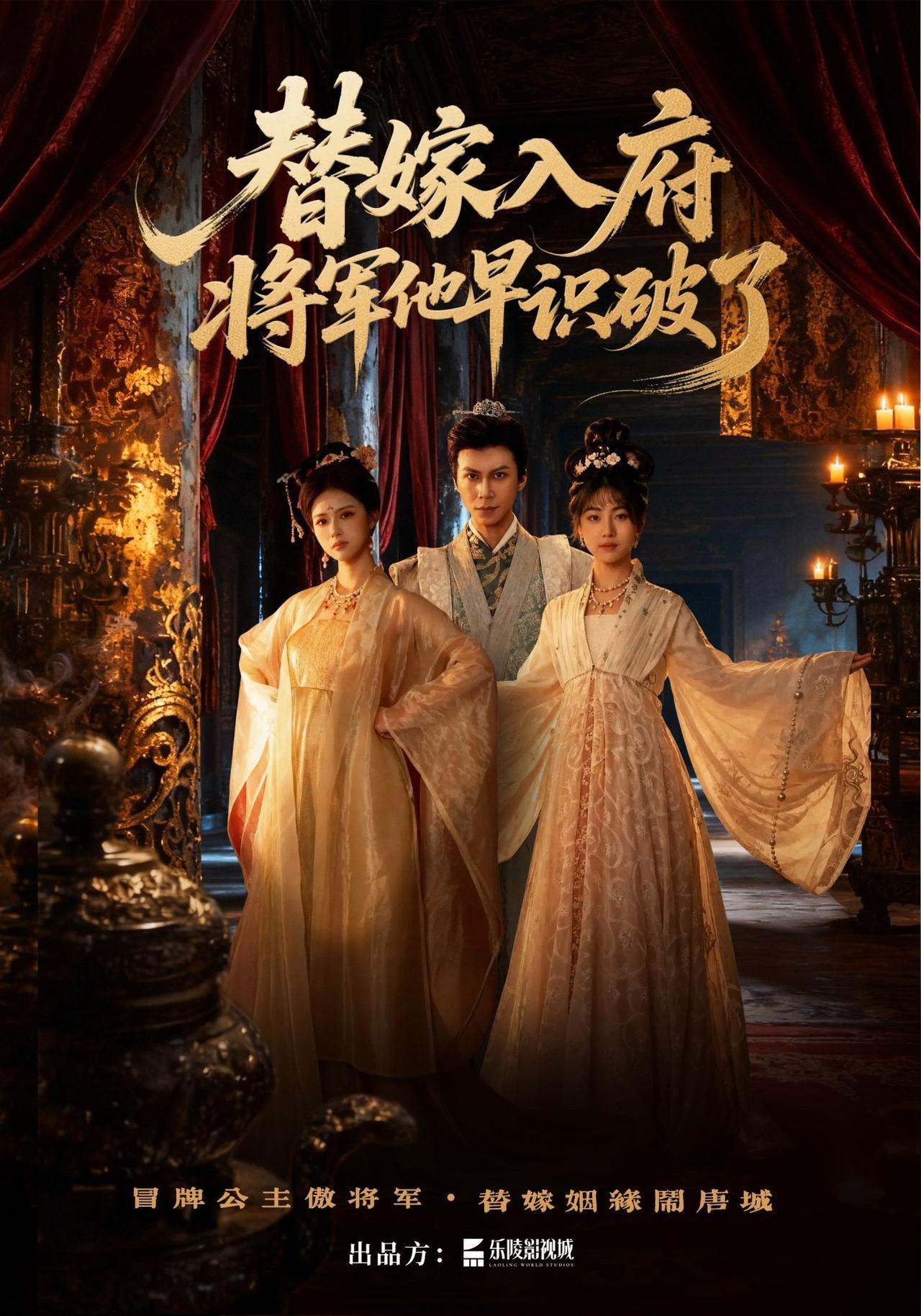 短剧《替嫁入府，将军他早识破了》海报