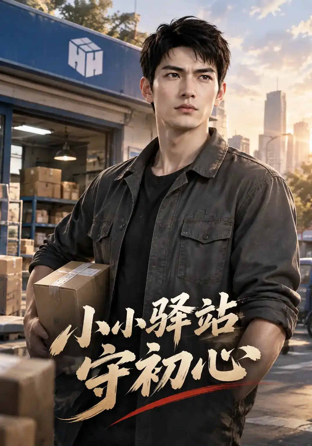短剧《小小驿站守初心》海报