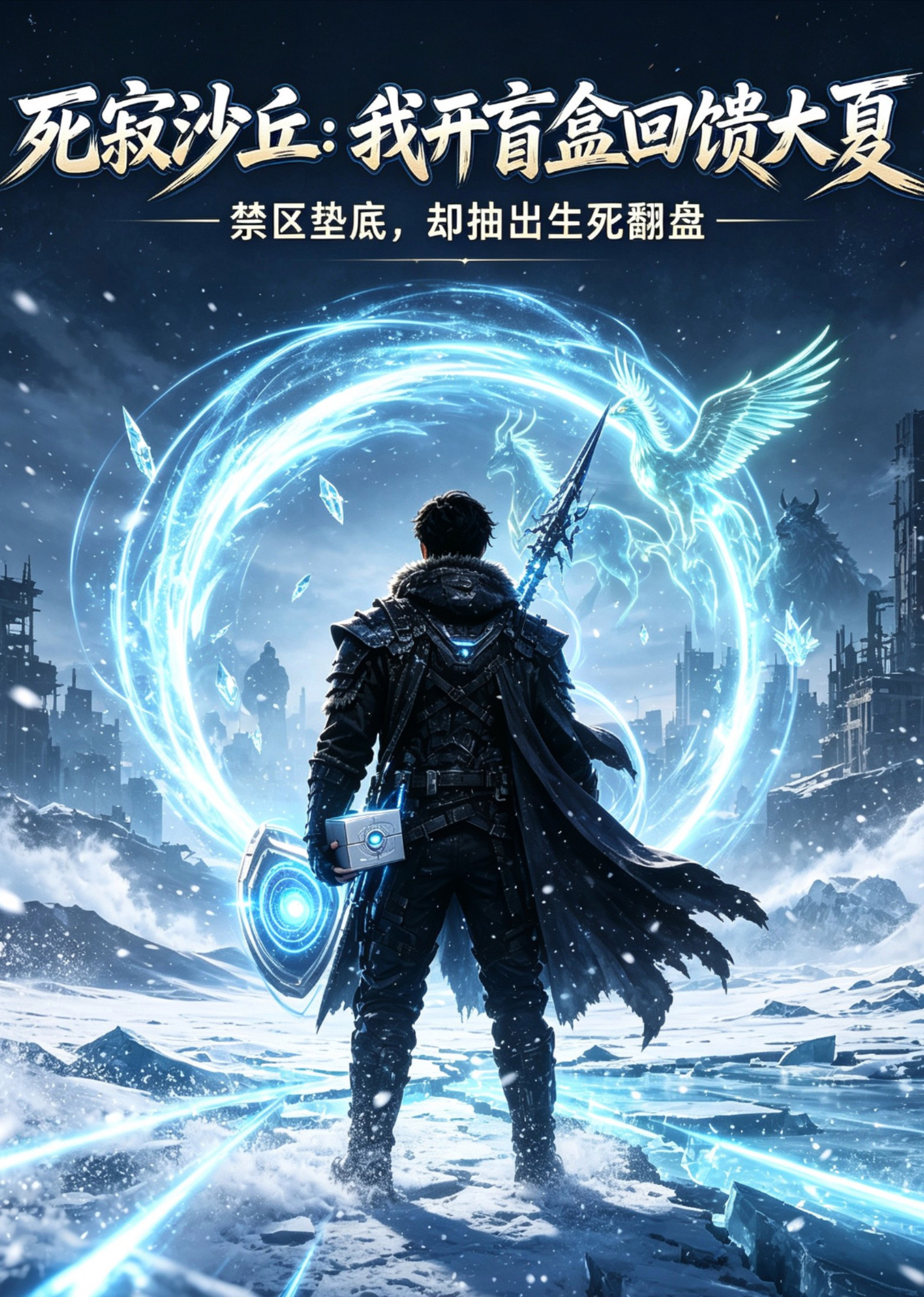 短剧《死寂沙丘：我开盲盒回馈大夏》海报