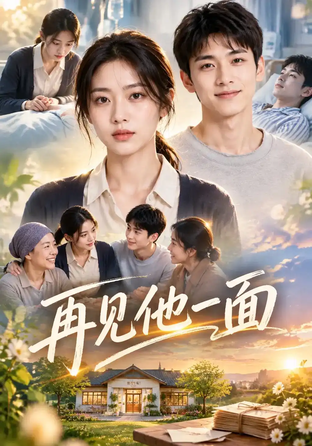 短剧《再见他一面》海报
