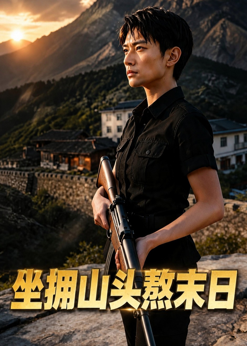 短剧《坐拥山头熬末日》海报