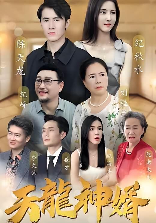 短剧《天龙神婿》海报