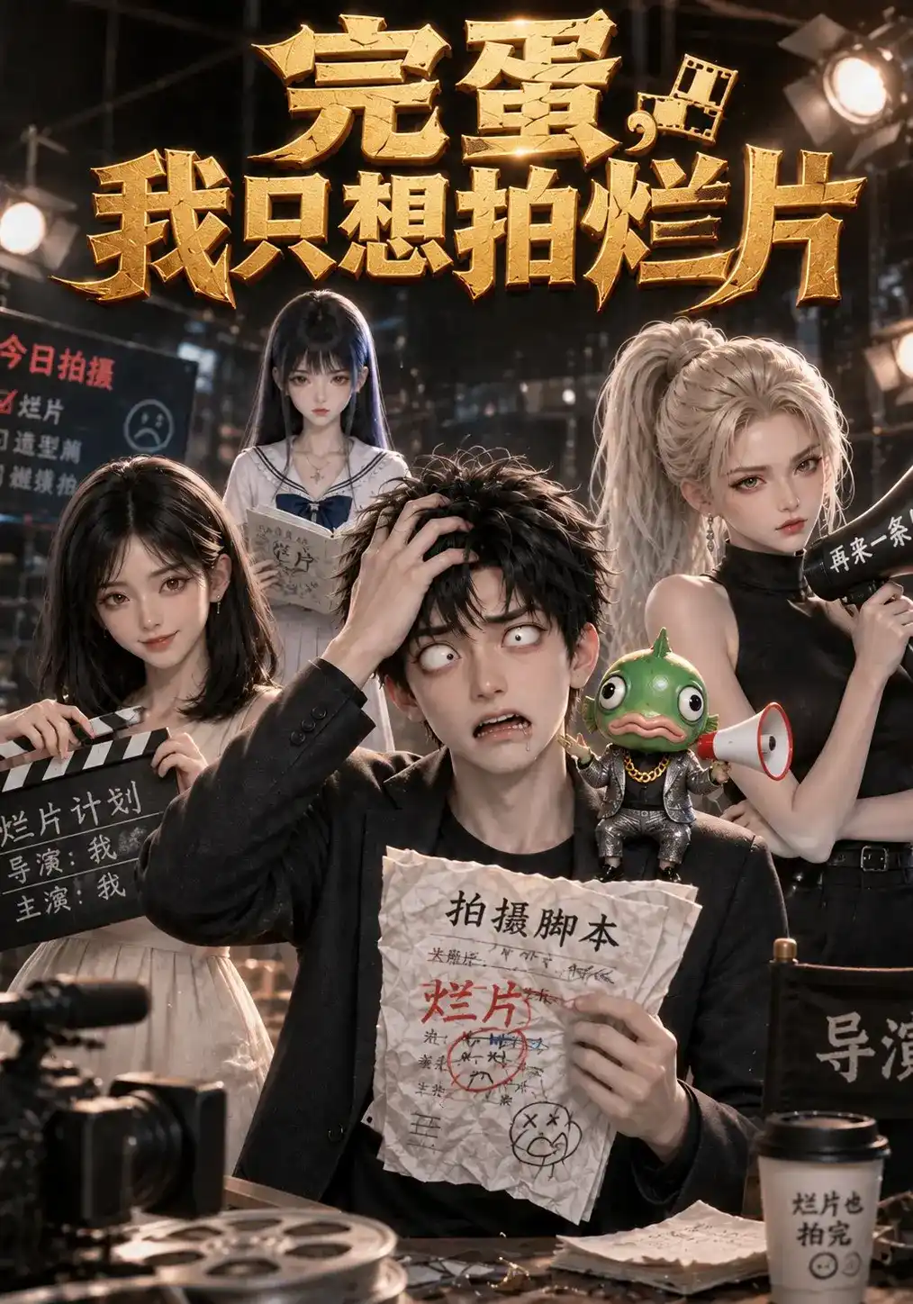 短剧《完蛋我只想拍烂片》海报