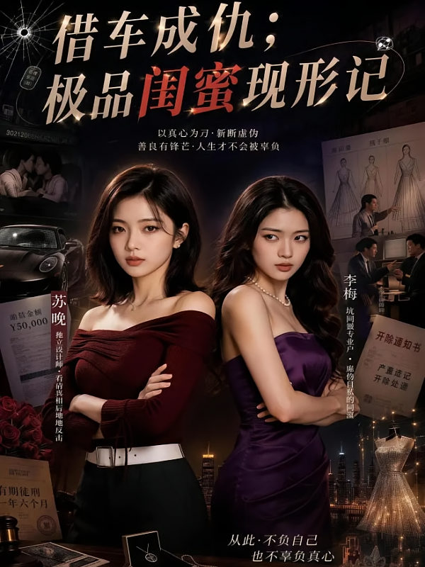 短剧《借车成仇：极品闺蜜现形记》海报