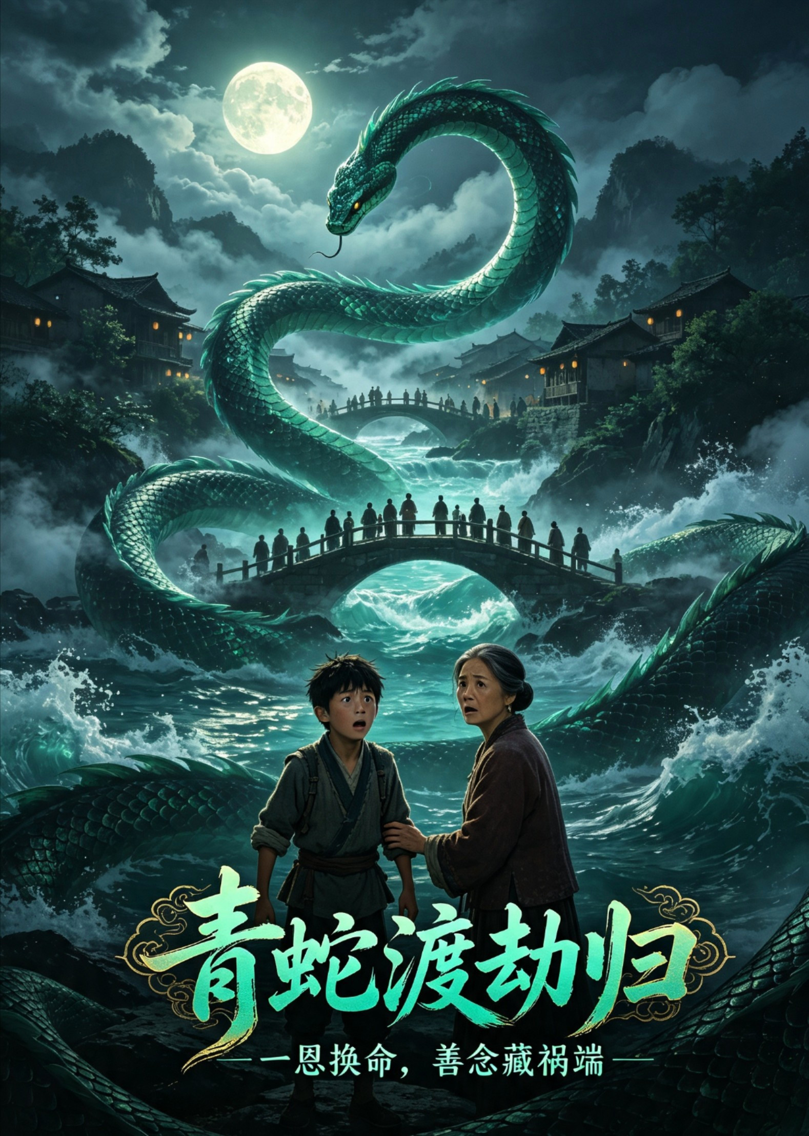 短剧《青蛇渡劫归》海报