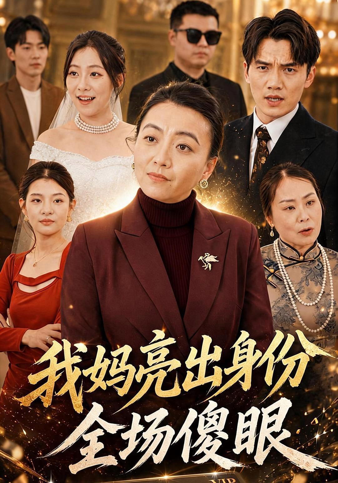 短剧《我妈亮出身份全场傻眼》海报