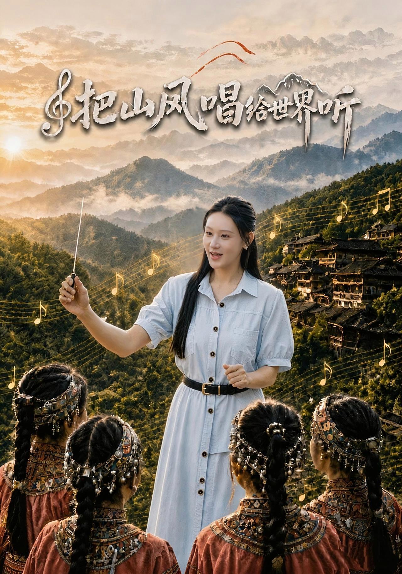 短剧《把山风唱给世界听》海报